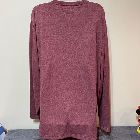 Columbia Long Sleeve Omni-Wick Mens Crew Top Burgandy 2X NWT - Picture 3 of 11